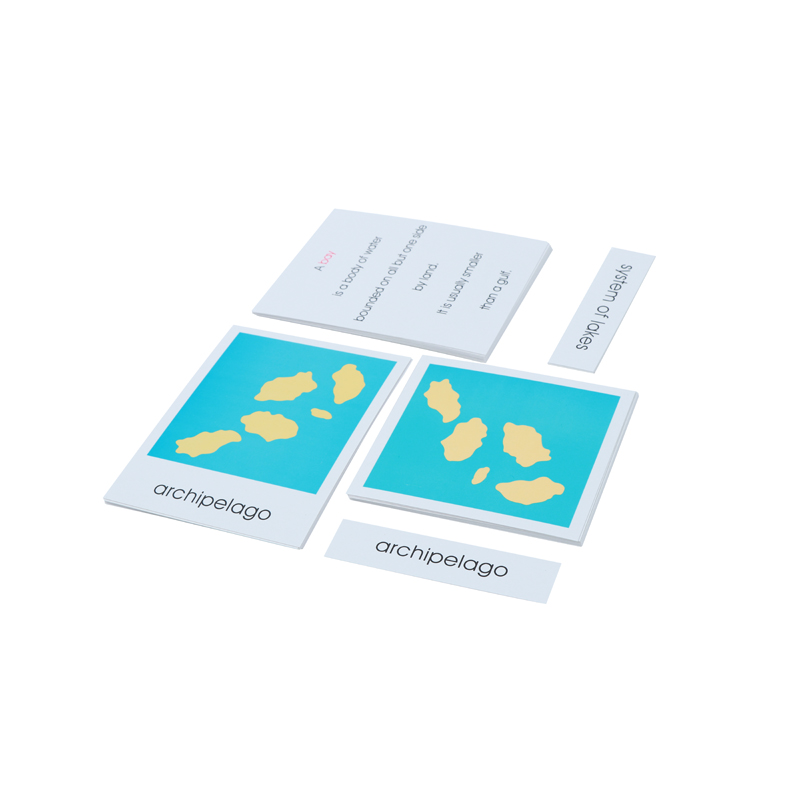 Land and Water Form Cards:Set 1 & 2(CardsOnly)