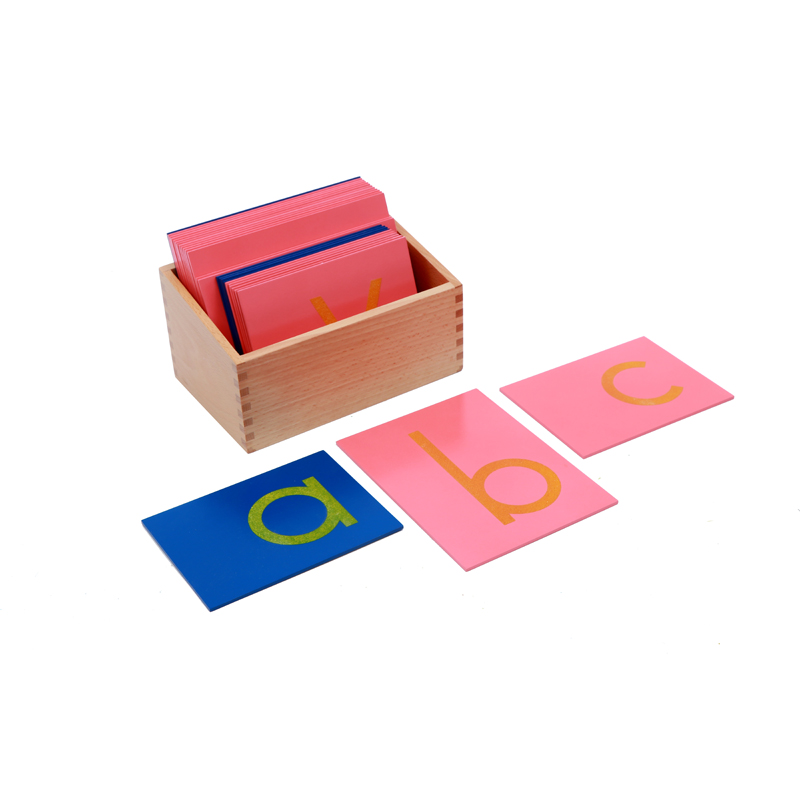 Lower Case Sandpaper Letters  ,with Box- Print
