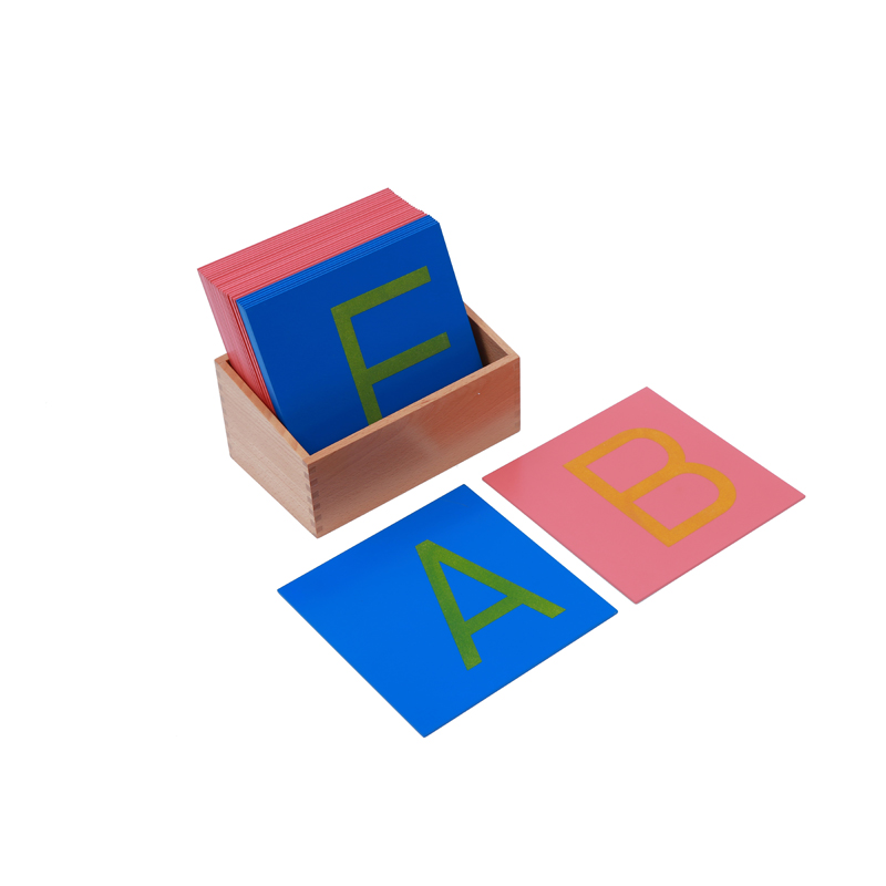Sandpaper Letters, Capital Case Print, with Box