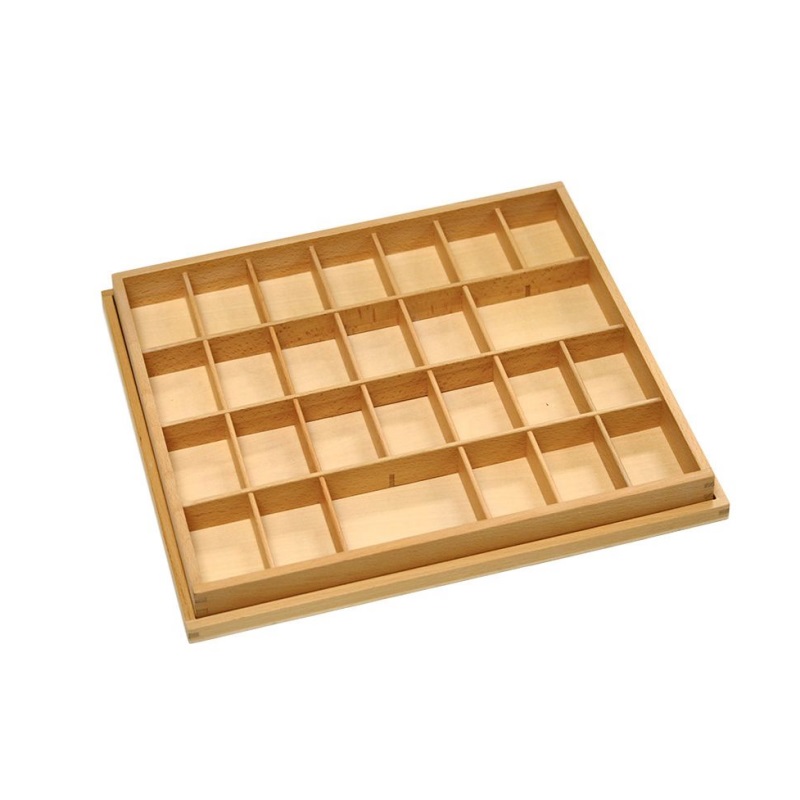 Box for Lowercase Small Movable Alphabet