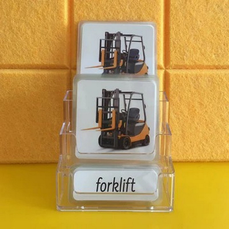 Three-Parts Cards w/ Stand
- Engineering Vehicle （11 sets）