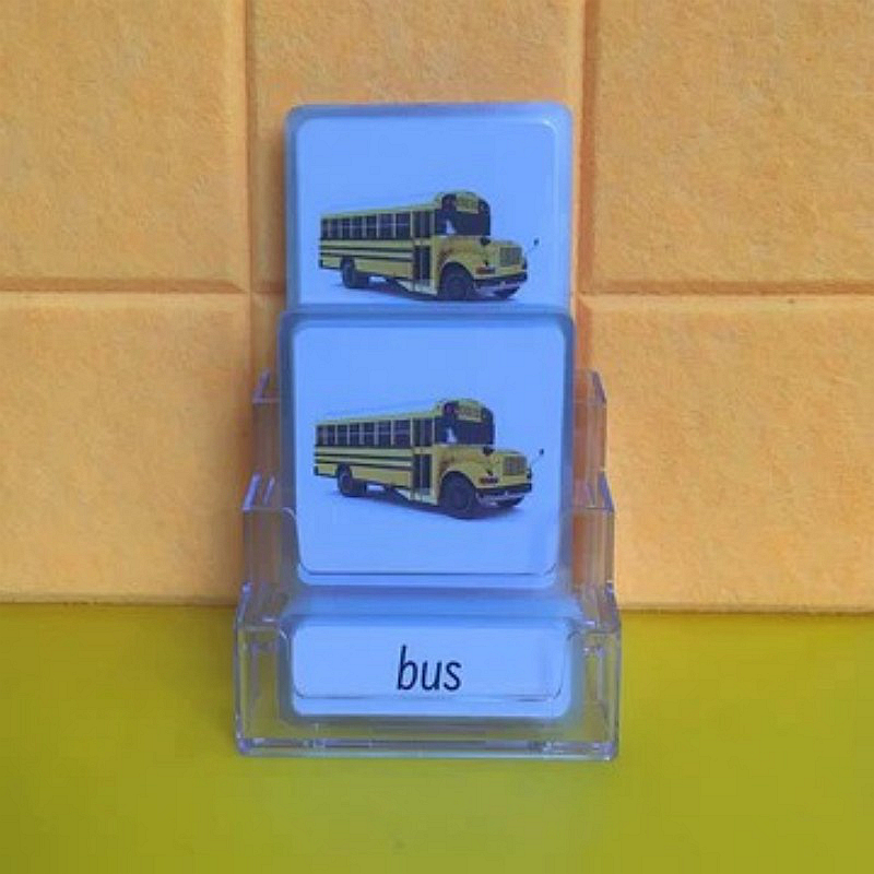 Three-Parts Cards w/ Stand
-Transportation Tools（24 sets）