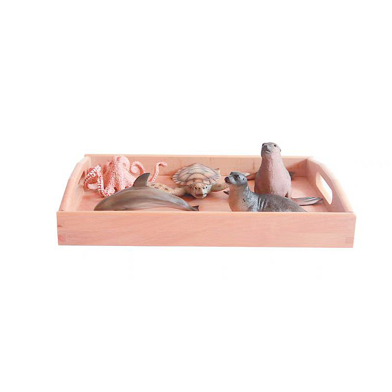 Replicas Objects
-Ocean Animals with wooden tray