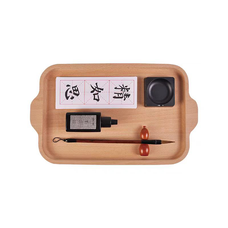 Nomenclature Objects
-Four Treasure of the Study with wooden tray