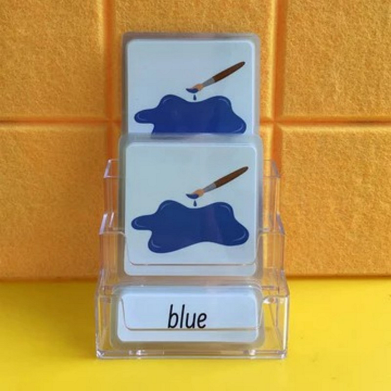 Three-Parts Cards w/ Stand
- Colors （12 sets）