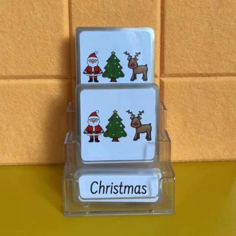 Three-Parts Cards w/ Stand
-Christmas Subject（18 sets）