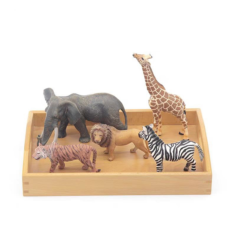 Replicas Objects
-Wild Animals with wooden tray