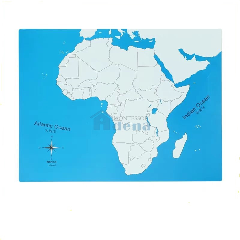 Unlabeled Africa Control Map-PVC