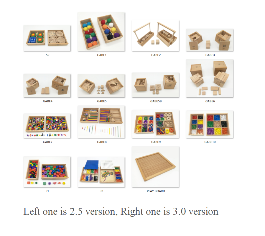Frobel Gifts 3.0 version