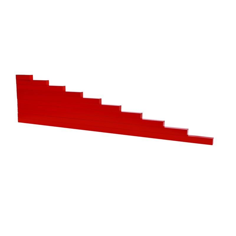 Long Red Rods A010